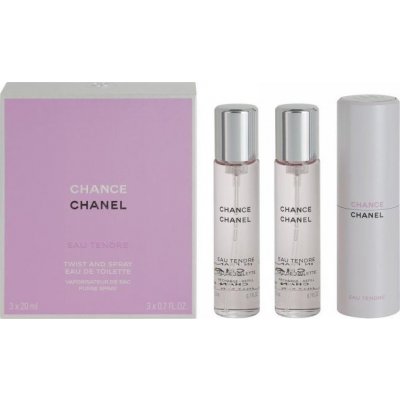 Chanel Chance Eau Tendre Twist and Spray toaletná voda dámska 3 x 20 ml od  98,5 € - Heureka.sk