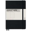 LEUCHTTURM1917 Plain Medium Hardcover Notebook - Black