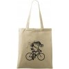 Gravel Bike - kostra - Taška bavlnená - 42 x 38 cm ( Naturalna )