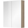 Mereo Mereo, Kúpeľňová galérka 60 cm, zrkadlová skrinka, 2x dvere, MER-CN716GD