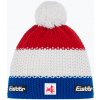 Detská zimná čiapka Eisbar Stan Pompon SA lapis blue/white/ketchup