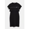 Karl Lagerfeld Seasonal Logo Jersey Dress Black