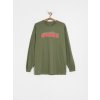 Spitfire Demonseed Script (military green/red black & white print) XL, zelená