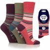 Dámske módne ponožky Gentle Grip WILDERNESS 3 páry lem bez gumičiek