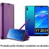 Otváracie Púzdro Luxria Clear View pre Huawei - Fialové pre Huawei: Y7 (2019)