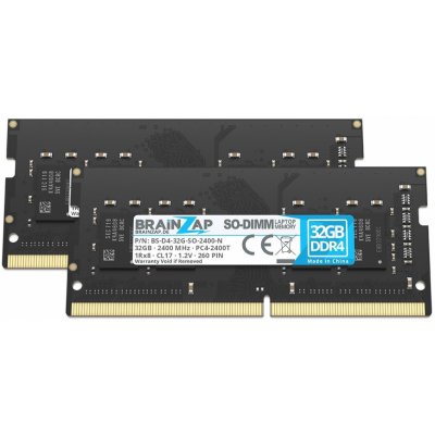 Brainzap DDR4 64GB 2400MHz CL17 (2x32GB) PC4-2400T