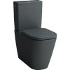 Laufen Meda - WC kombi misa, vario odpad, Rimless, matný grafit H8241117580001