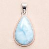 Nefertitis Larimar prívesok striebro Ag 925 LOT383 NF51997 - 2,8 cm, 9,1 g