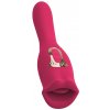 You2Toys Oral Fun Double Vibrator Moving Lips, Vibrating Thong & Shaft Red