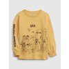 GAP Baby tričko organic & Sesame Street žltá