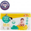 Tesco Fred & Flo Ultra Dry plienky 3 Midi 54 ks