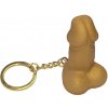 Diablo picante penis shaped whistle keyring gold color