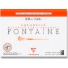 Akvarelový blok Clairefontaine Fontaine Hot Pressed - 26 x 36 cm, 20 listov, 300 g