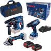 Set BOSCH GBH180LI+GSR18V-50+GWS180-Li B0615990M32