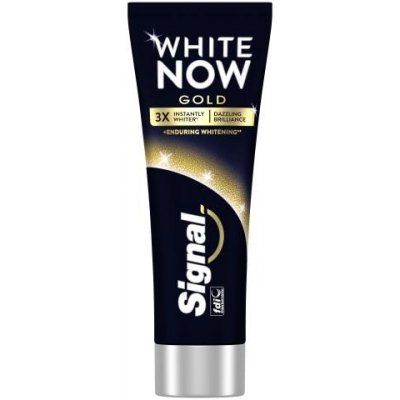 Signal White Now Gold Zubná pasta pre žiarivejšie zuby 75 ml