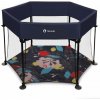 LIONELO Dětská ohrádka Roel Blue Navy
