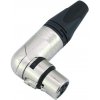 Neutrik XLR NC-3FRX, rohová zásuvka 3-pólová