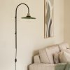 Globen Lighting nástenné svetlo COBBLER, zelená, výška 75 cm, sklo - 631303