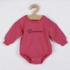 Dojčenské teplákové body baggy Koala Dreamer tmavo ružová - 68 (4-6m)