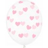Party Deco Ružový balón klasický na vzduch alebo hélium 30 cm
