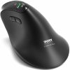NoName PORT CONNECT ERGO AUDITOR/Vertikálna/Optická/Pre pravákov/4 800 DPI/USB+BT/Čierna 910204