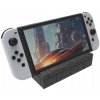 Nabíjacia dokovacia stanica Bricks pre Nintendo Switch OLED, čierna