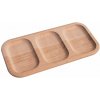 Drevená tácka trio