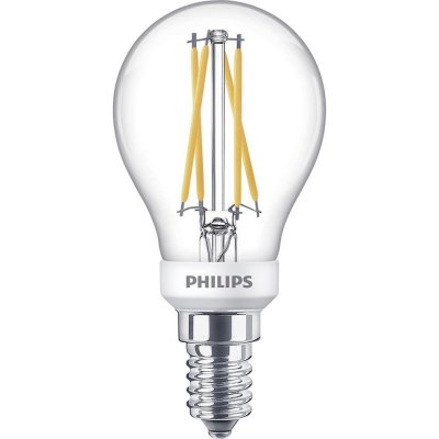 Philips Lighting 871951432439800 LED D A G E14 kvapkový tvar 3.4 W = 40 W teplá biela