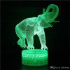 Beling 3D lampa,Slon 2, 7 farebná S4ADCCV