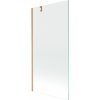 MEXEN/S - Next vaňová zástena FIX 90 x 150, transparent, meď kartáčovaná 895-090-000-00-00-65