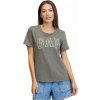Dámske tričko GAP, LOGO SLUB khaki,biela S