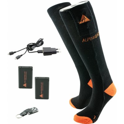 Alpenheat Vyhrievané ponožky Alpenheat FIRE-SOCKS bavlna s diaľkovým ovládaním