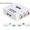 Prevodník RCA na HDMI 1080p na Full HD, audio video adaptér DVD / VHS / PS....