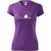 EKG bubeník - Dámske Fantasy športové (dresovina) - XL ( Fialová )