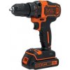 Black&Decker BDCDD186K Aku vrtačka 2-rychlosti 18V/1,5Ah Li-Ion