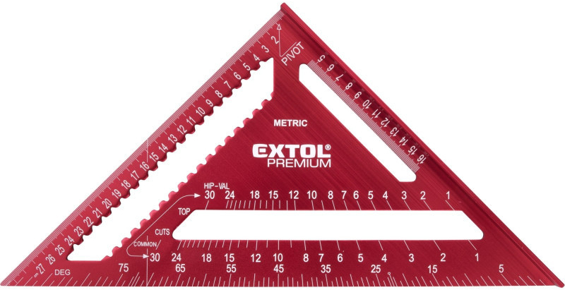 EXTOL PREMIUM uholník tesársky/truhlársky viacúčelový, 300mm, kov 8825101