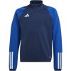 Juniorská futbalová mikina adidas, TIRO 23 TOP tmavo modrá,modrá,biela 140