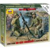 ZVEZDA Wargames (WWII) figurky 6109 - Soviet 82-mm Mortar with Crew (1:72)