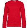 B&C Unisex mikina cez hlavu WW01Q Red S