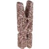 Dekoračné štipce ružovo-zlaté trblietavé 3,5cm 6ks