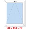 Soft Plastové okno 90x110 cm, sklopné