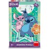 DINO Puzzle s drahokamy Stitch 200 dílků