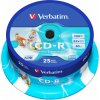 Médiá VERBATIM CD-R AZO 700MB, 52x, printable, spindle 25 ks (43439)