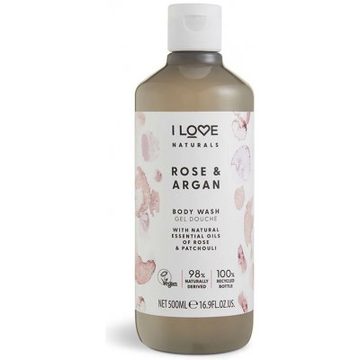 I Love Naturals Rose & Argan Body Wash 500 ml