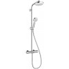 Hansgrohe Crometta 160 - Showerpipe 1jet s termostatom, biela/chróm 27264400