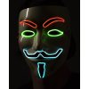 RAVEON Anonymous Vendeta LED maska MULTICOLOR