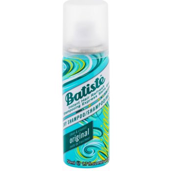 Batiste Fragrance Original suchý šampón pre všetky typy vlasov Clean & Classic Instant Hair Refresh For All Hair Types 200 ml