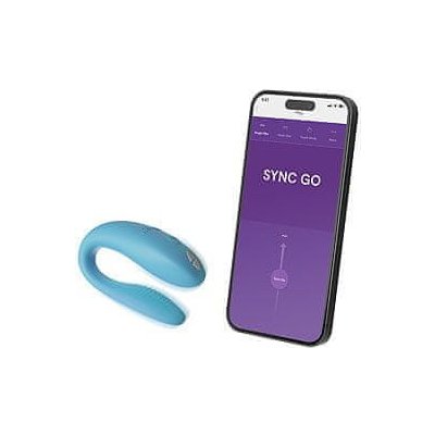 We-Vibe Sync Go Smart Rechargeable Couple's Turquoise