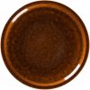 Secret de Gourmet KÁMEN Plochý talíř 16 cm jantarový