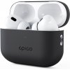 Silikónové puzdro Epico pre slúchadlá Airpods Pro 2 – čierne 9911101300031